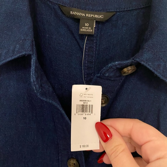 Banana Republic | Blue Romper | NWT - Picture 2 of 7